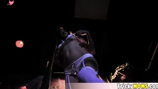 Long legged stripper fucked by a client