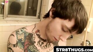 Str8Thugs.com - Cute straight dude Blinx's big pecker wanking session on cam