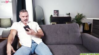 Daniel Tanner bouncing on his stepdads cock