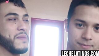 LecheLatinos.com - Nice looking Javiez takes bearded Gus' swift cock in his ass