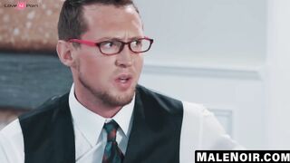 MaleNoir.com - Trelino's blowjob skills guarantee his college admission