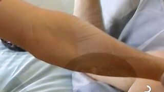 Chainsmoking twink enjoys roleplay with his roommate