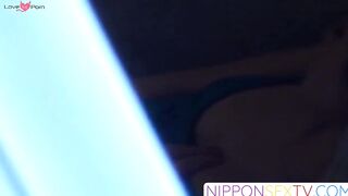 NipponSexTV.com - Lady from Japan enjoys playing with her tits and pussy