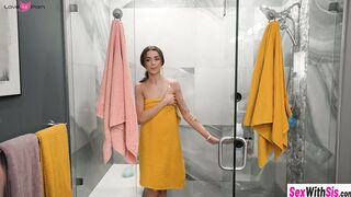 Skinny stepsister fucks stepbrother