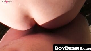 BoyDesire.com - POV mountain adventure with a barebacked, creamed twink ass