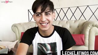 LecheLatinos.com - Barely legal Latino twink's massive POV cock challenge