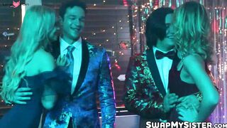 Stepbrothers want to help their stepsisters Khloe Kingsley and Stella Luxx have their