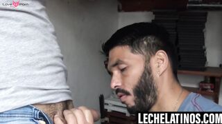 LecheLatinos.com - Bearded dude David's hairy ass with my delicious dick