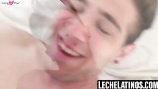 LecheLatinos.com - Convincing roommate Arthur Joseph to ride my cock