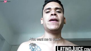 Pulling the hair of kinky Maximiliano while I intensely bareback his raw ass