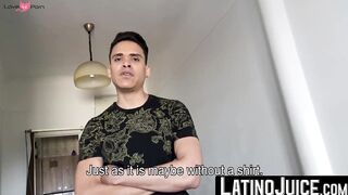Pulling the hair of kinky Maximiliano while I intensely bareback his raw ass