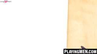 PlayingMen.com - Kenzo Alvarez passionately strokes his thick long cock