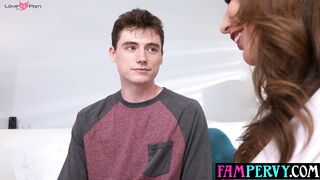 MILF stepmother reconciles her stepsons
