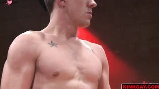 Jett Jax and JJ Knights naked oiled combat