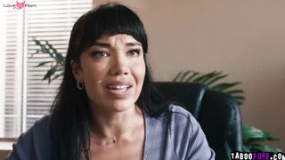Happy newlyweds Little Puck and Isiah Maxwell tries to enjoy intimate fuck sesh