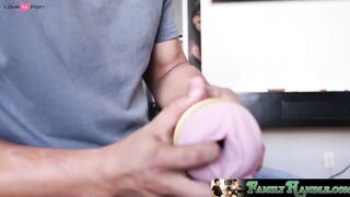 FamilyHandle.com - Stepsister Trisha Parks sucks and rides a massive cock in POV