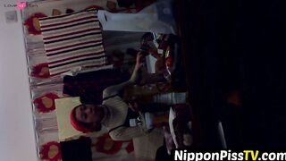 NipponPissTV.com - Shy babe from Japan pees on the floor during multiple occasions pu