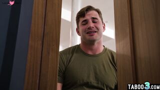 Blondie masturbated and fucked roughly