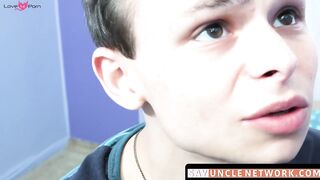 SayUncleNetwork.com - Hard cumming twink's breeding session with his stepbro's raw co