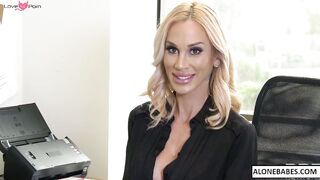 sarah jessie naughty office antics