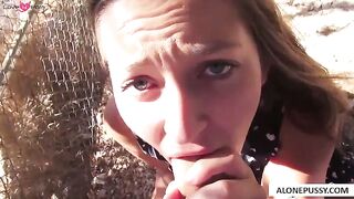 dani daniels butt naked in nature_1