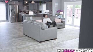 Sky Wonderland takes the opportunity to put on her favorite stepdad porn on