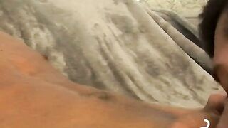 Seductive stud exploring glory holes filling it with cum