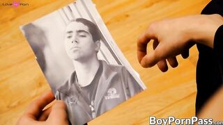 Young gays make out and have blowjobs before anal railing