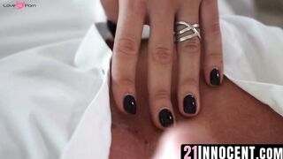 21Innocent.com - Zlata Shine's holes demolished after a deep throat blowjob