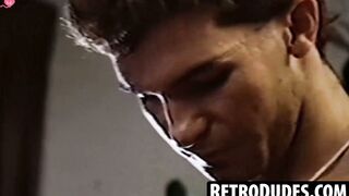 RetroDudes.com - Classic scene features Francis Ellie fondling my cock until it becom