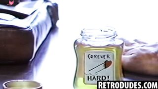 RetroDudes.com - Classic scene features Francis Ellie fondling my cock until it becom