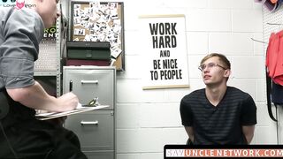 SayUncleNetwork.com - Gay Darron Bluu dominated raw by Cole Church's big black dick