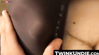 TwinkUndie.com - Handsome Bryce Corbin's undies cock caress and jerk off