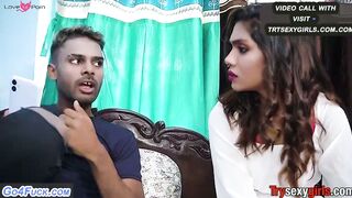 Ghar Mein Akeli Sexy Girlfriend Ko Ex-Boyfriend Aur BF Ke Pitaji Ne Choda Threesome H