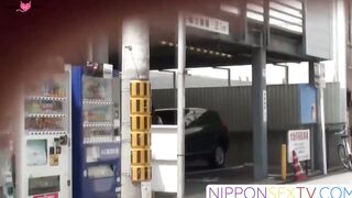 NipponSexTV.com - Japanese amateurs filmed pissing in public by voyeur