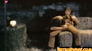 RetroDudes.com - Cowboys enjoy hard raw pounding in vintage gay video