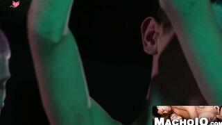MachoIO.com - Twink released from bondage to bareback for facial cumshot