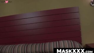 MaskXXX.com - Handsome masked muscular gay fucks a fleshlight with intense delight