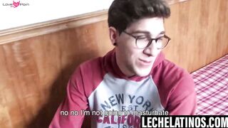 LecheLatinos.com - Arthur Joseph beats boredom with his hungry cock