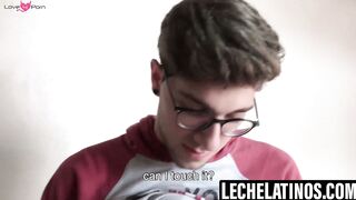 LecheLatinos.com - Arthur Joseph beats boredom with his hungry cock