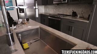 TeensFuckingDads.com - Mira Monroe's stepdad fucks her replacing her boyfriend