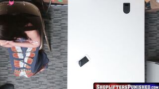 ShopliftersPunished.com - Good looking teen crook rides cops dick to escape jail time
