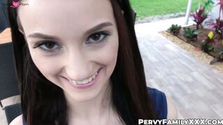 Perv stepbrother banned search his way inside the tight pussy of Paisley Pepper