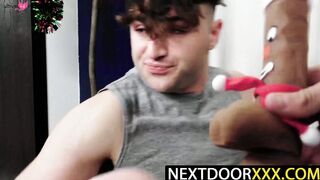 NextDoorXXX.com - Brandon Anderson and Michael Boston fuck for the holidays