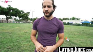 Jacked stud Dante Drackis paid to play with my long horny cock