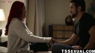 TSSexual.com - Foxxy and I bond over a bareback sesh