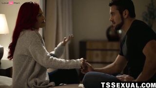 TSSexual.com - Foxxy and I bond over a bareback sesh