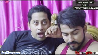 Sexy Hot Kamwali Bhabhi With Two College Boy Hardcore Threesome Sex