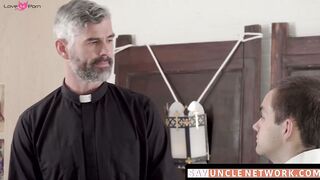 SayUncleNetwork.com - Religious twink spreads legs for balls deep and bare railing by