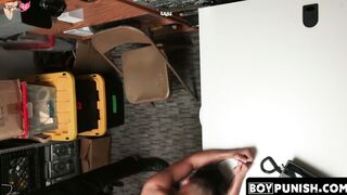 BoyPunish.com - Hot Asian shoplifter's raw, intense discipline by officers BBC in a h